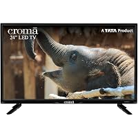 Croma 60 cm (24 Inches) HD Ready LED TV CRELE3101SBT24 (Black) (2021 Model)