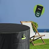 AWNIC Garden Furniture Cover 420D Waterproof Round Ø250x71cm view 7
