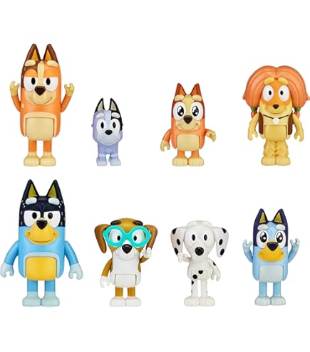 MOOSE Bluey - Figure 4-pack - Family Pack (90077