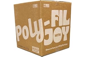 FAIRFIELD Poly-Fil The Original Premium Polyester, Soft Pillow Stuffed Animals, Toys, Cloud Decorations, and More, Machine-Washable Fiber Fill, 5 lb Box