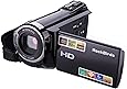 Camcorders, RockBirds HDV-5052STR Digital Video Camera HDMI 1920x1080p Portable FHD WIFI Camera, Night Vision 30FTPS Video Camcorder with Touchscreen, 16X Digital Zoom(Black)