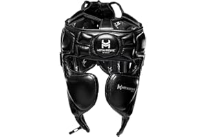 HIT N MOVE® Air Armor Precision Boxing Headgear – Lightweight & Protective Headgear for Men and Women in MMA, Kickboxing, Muay Thai, Training & Sparring and Combat