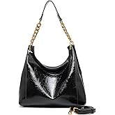 Shoulder Bag for Women - Small Shoulder Purses - Top Handle Structured Handbags - Adjustable Strap Vegan Leather