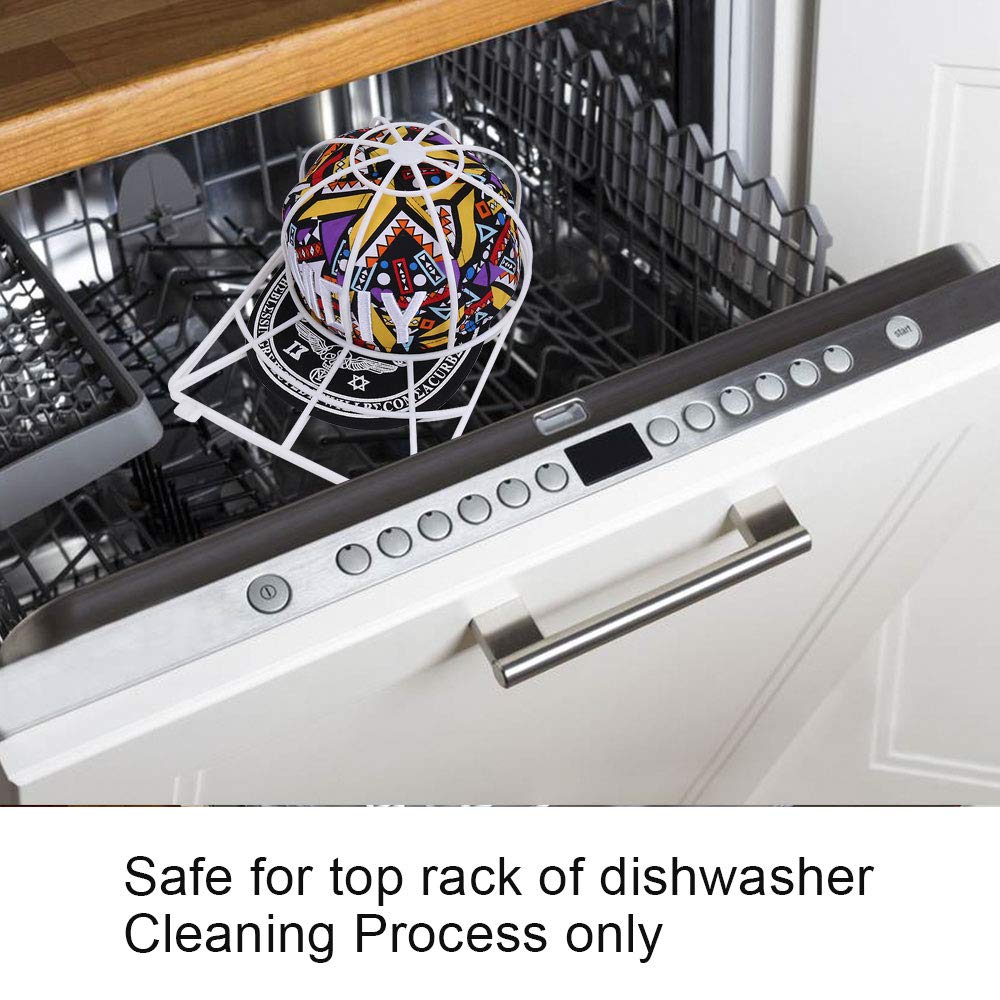 Hat Washer for Washing Machine,2 Pack Cap Washer for Dishwasher,Baseball Cap Washer for Flat or