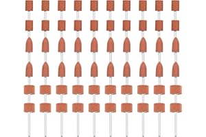 dophee 60Pcs/Set Aluminium Oxide Mounted Grinding Stone Sanding Drill Bits with 1/8" Shank for Dremel Rotary Tool Grinder Deburring Grinding Sharpening