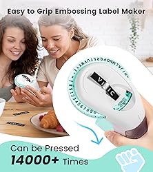 Embossing Label Maker with 10 Tapes, Vixic Omega S