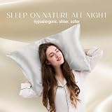 ZIMASILK 100% Mulberry Silk Pillowcase 19 Momme 6A 50x75 Light Grey view 3