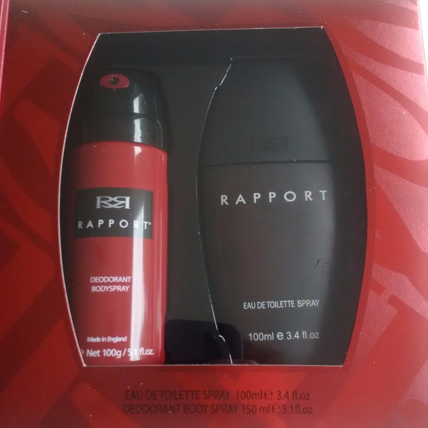 Rapport EDT Spray 100ml & Deodorant Body Spray 100ml Gift Set Amazon