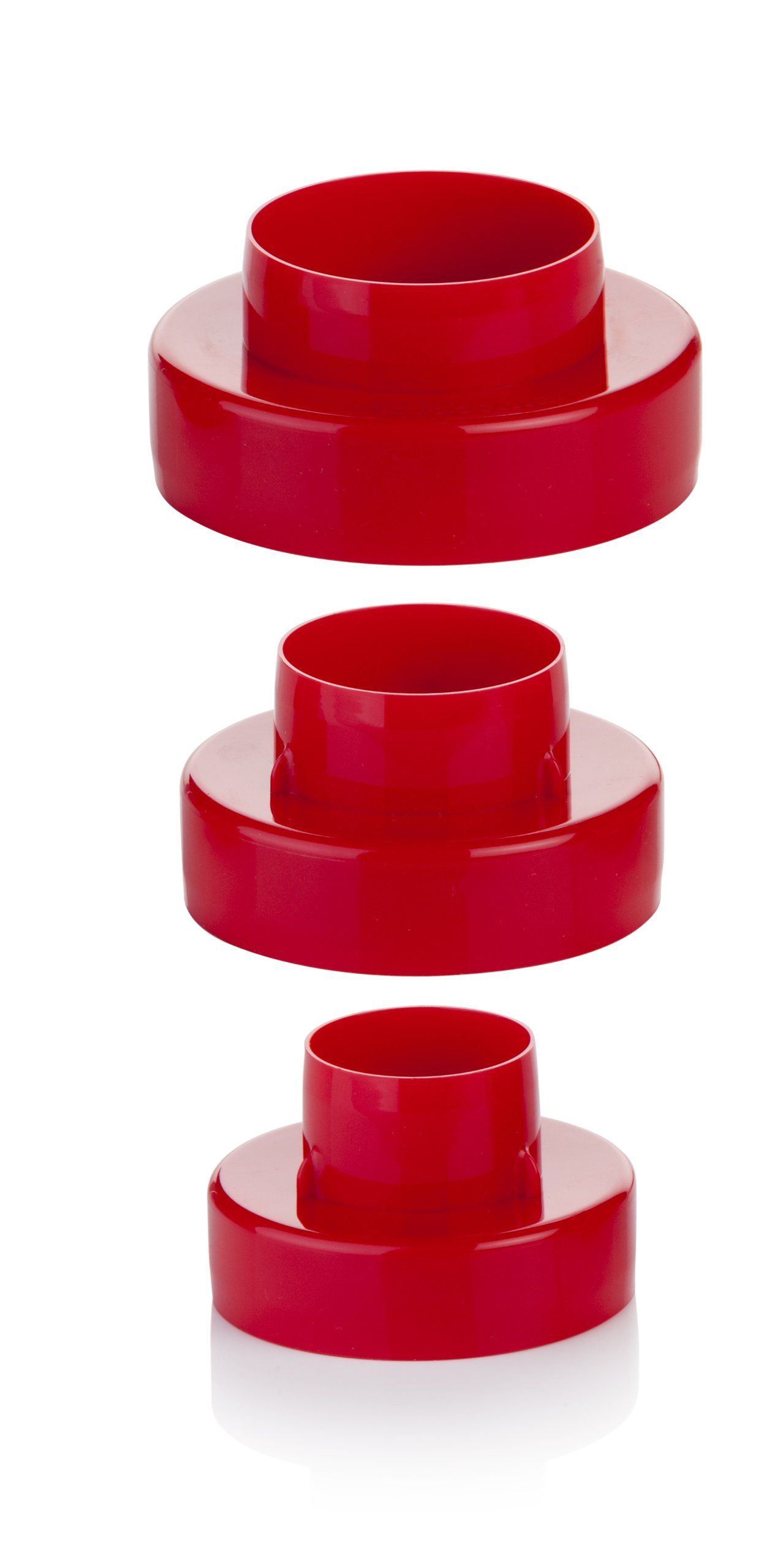 Tescoma Double-Sided Cookie Cutters Circles, 6 Sizes Delicia, Assorted, 20 x 12 x 4.5 cm