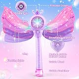 Britik Bubble Wand Kids Light Music Bubble Machine Fairy Wand Gift view 6