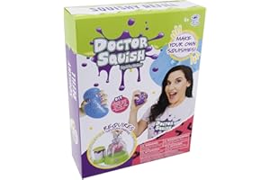 Mighty Mojo Doctor Squish - Squishy Maker Refill Pack - Includes 5 Balloons, Confetti, Sparkles, Clips and Powder to Make Slime - As Seen on TIK Tok