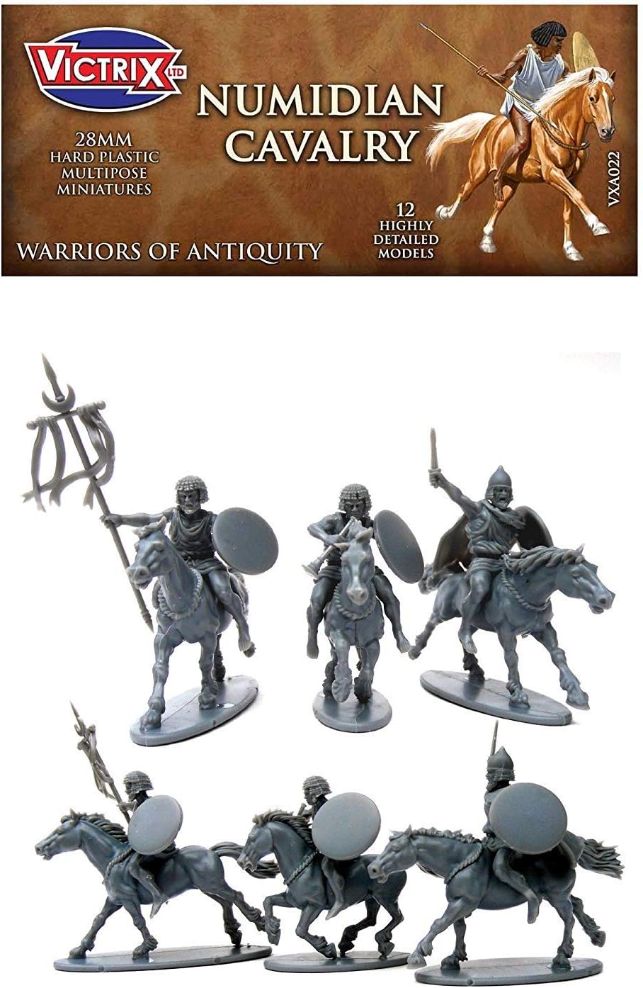 Victrix VXA022 - Numidian Cavalry - 12 Figure Set - 28mm Plastic Miniatures - Warrior of Antiquity - Image 4