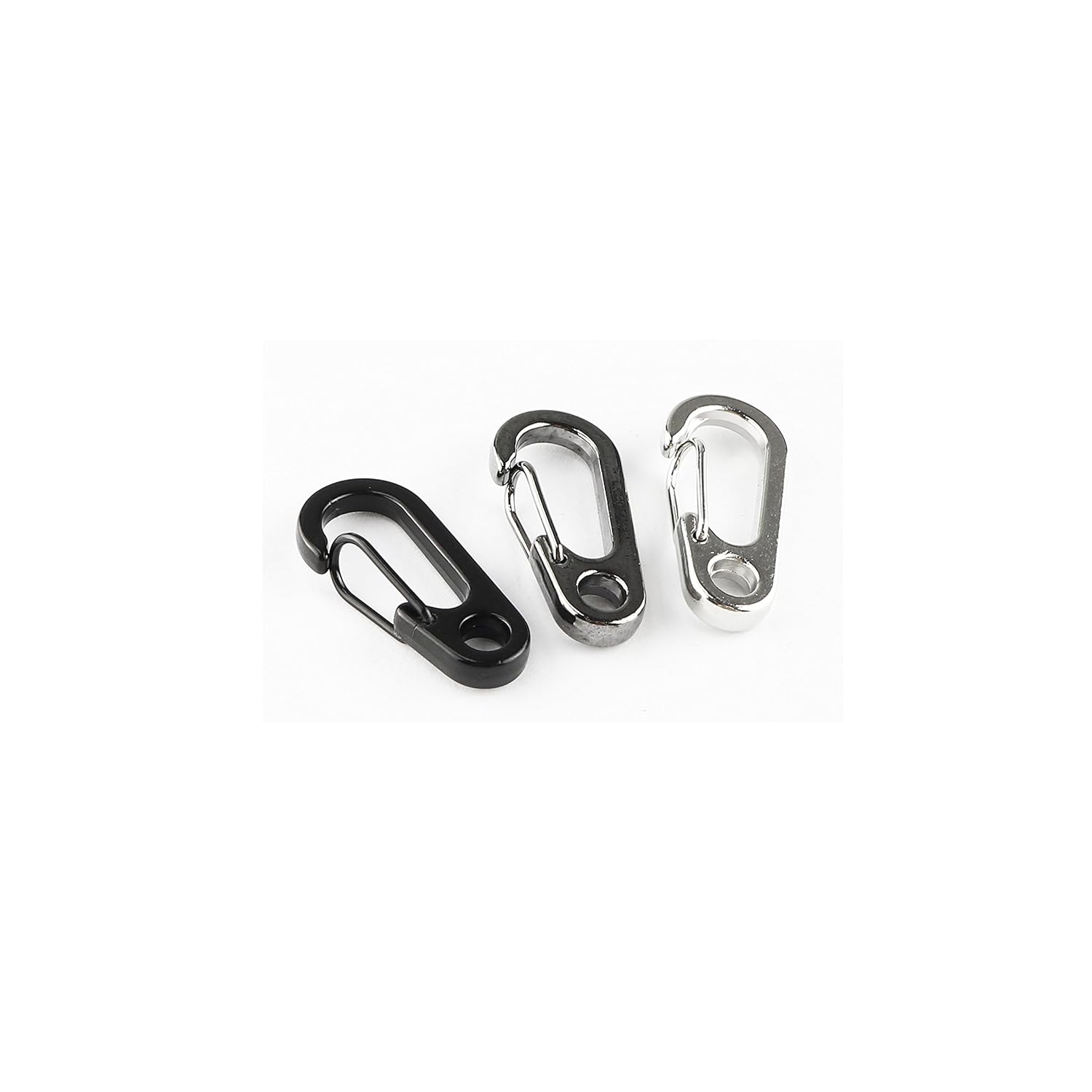 Nonlocking Sports & Outdoors 10pcs Swatom Mini SF Alloy Carabiner Clip