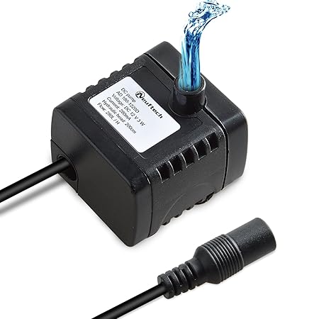 Neuftech DC 12V 3W Mini Tauchpumpe Wasserpumpe Aquarium Brunnen Teich Water Pump