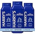 Harry's Men's 2 in 1 Shampoo and Conditioner for All Hair Types - New Stone Scent - (3 Pack) 14 fl oz - No Parabens or Sulfates