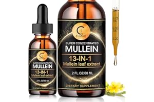 GPGP GREENPEOPLE Mullein drops for Lung, Mullein Leaf Extract for Lung Cleanse & Detox, Super Concentrated Mullein Liquid Tincture for Respiratory Health, Immune & Digestive System,Vegan, Non-GMO, 2 FL OZ