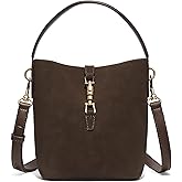 BOSTANTEN Small Bucket Bag for Women Crossbody Bags Trendy Vegan Leather Shoulder Purses Designer Ladies Handbags