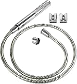 WENKO Wash Basin Shower with Duo Hook - Polished Silver Brass - 170cm Hose view 2