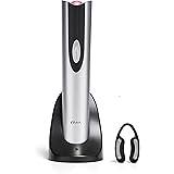 Oster Cordless Electric Wine Bottle Opener with Foil Cutter, FFP - FPSTBW8207-S-AMZ, Silver, One