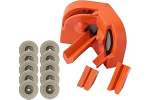 ASIXXSIX Multipurpose Drill Bit Grinding Sharpener, Drill Bit Sharpener for All Bits, ABS Professional Electric Drill Bit Sharpener Portable Drill Bit Sharpener, Drill Grinder Grinding