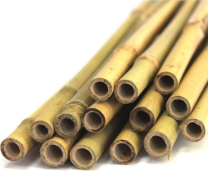 #0107 100 Unidades Varillas de bambú Artificial 150 cm Varilla de bambú
