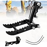 Noliven Hydraulic Thumb Clip Attachment for Mini Excavators, 3-Hole Hydraulic Thumb Attachment fit Most of up to 3 tons, Smal