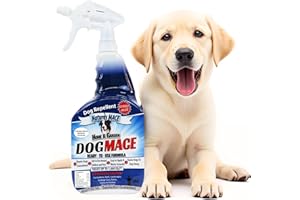 NATURE'S MACE Nature’s MACE Dog Mace Repellent Spray, Keep Dogs Out of Your Lawn and Garden, Training Corrector, Stop Chewing and Digging, Safe Around Kids, Pets, & Plants, 40 oz Ready to Use, Treats 1,000 Sq. Ft.