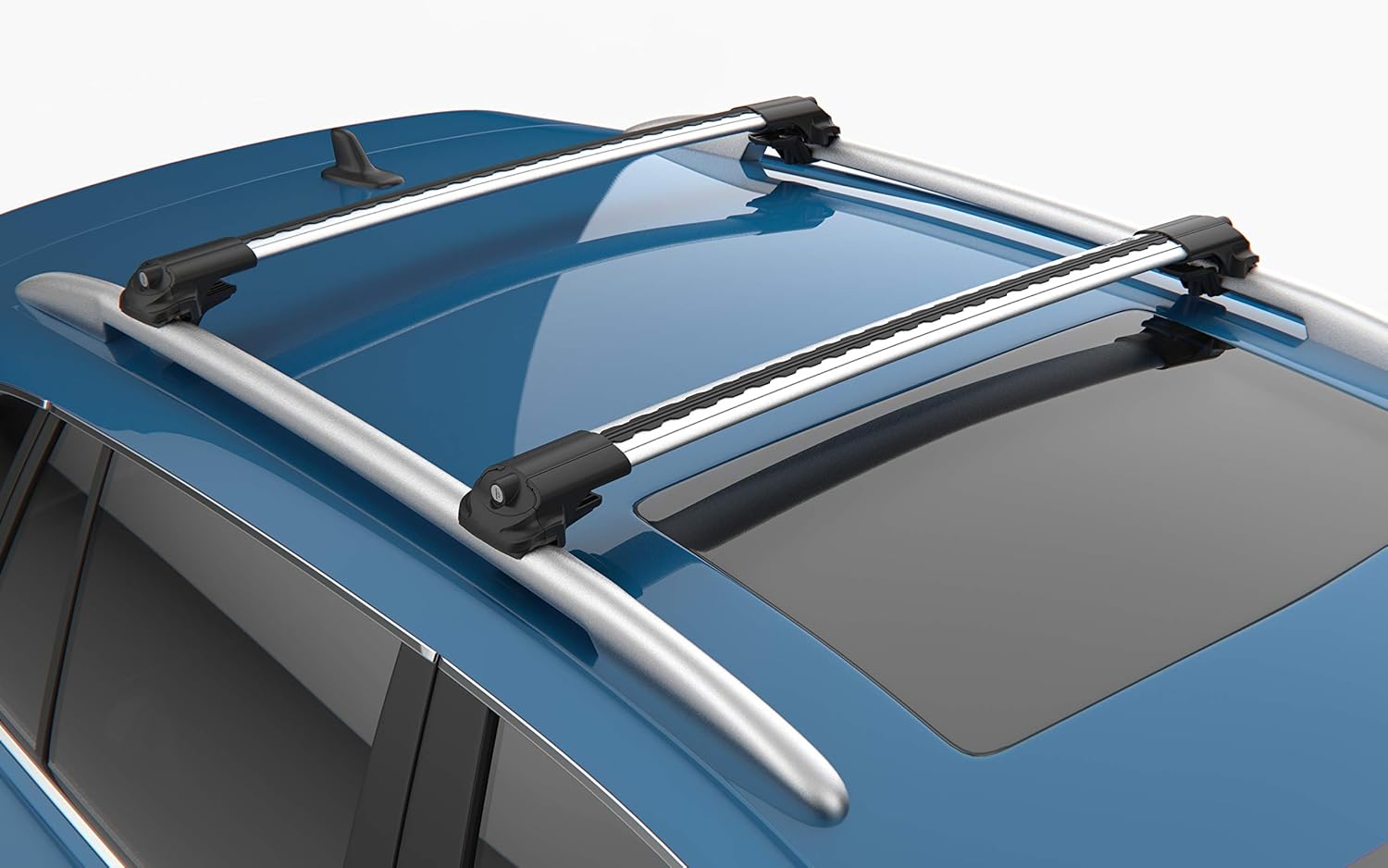 OGHParts Compatible Replacement Aluminium Roof Rack Bar Cross Bars Rack for BMW X1