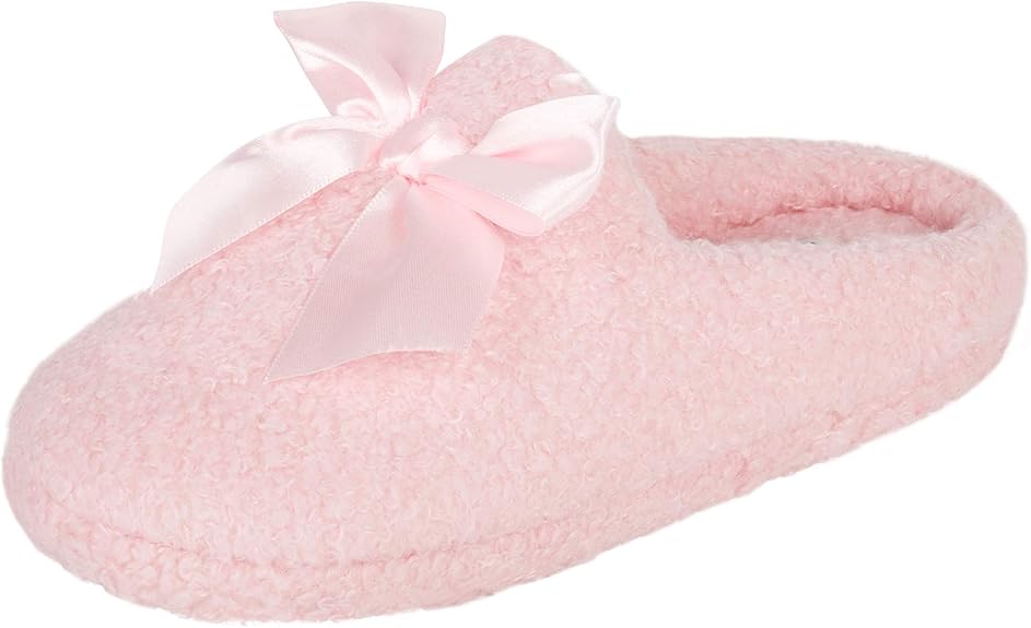 Jessica Simpson Girls Slipon Clogs Fuzzy Comfy Warm Memory Foam Sherpa Slippers