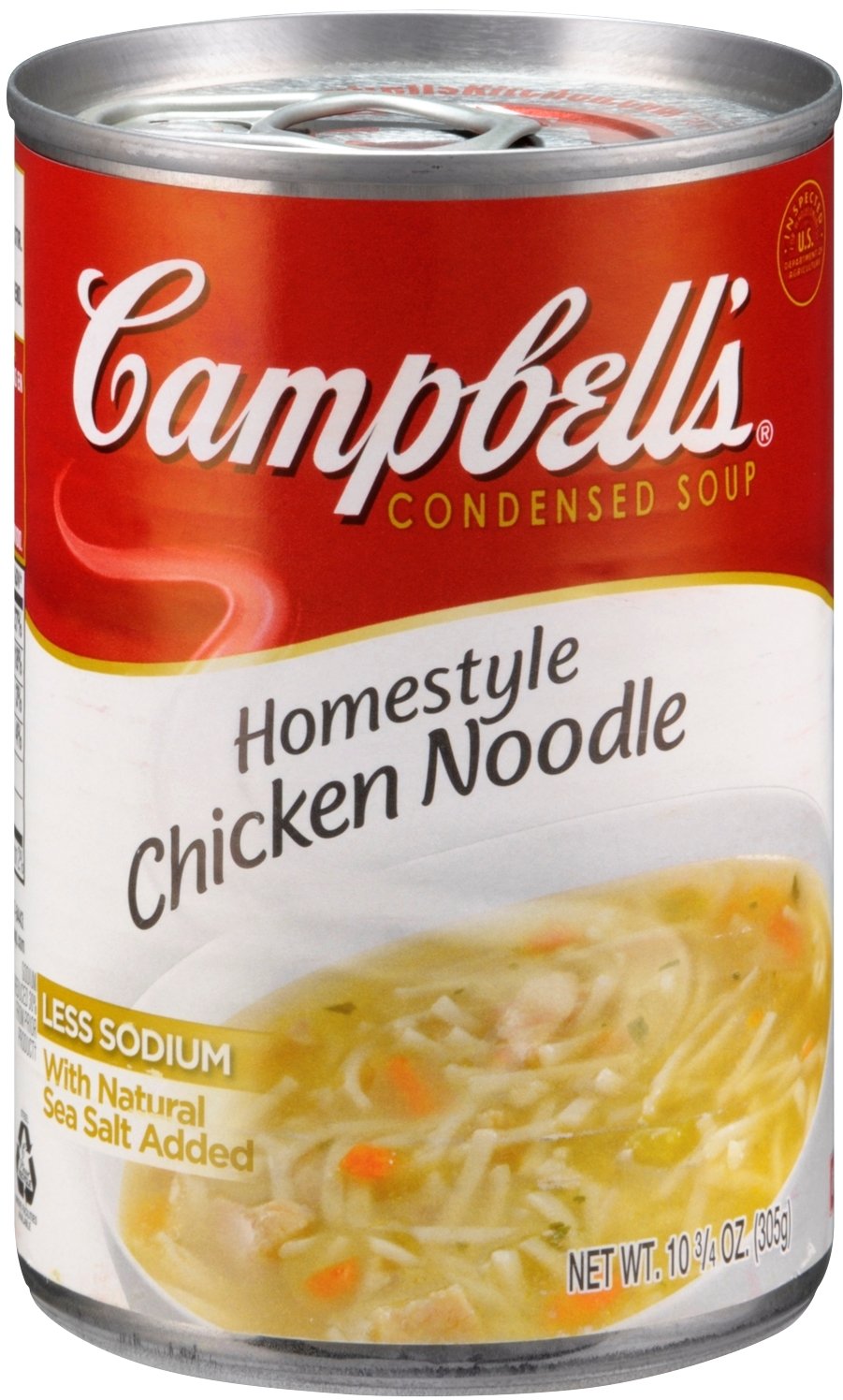 Campbell's Homestyle Chicken Noodle Soup, 10.75 oz Can (Pack of 12)