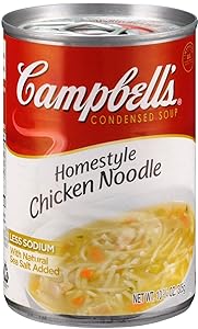 Campbell's Homestyle Chicken Noodle Soup, 10.75 oz Can (Pack of 12)