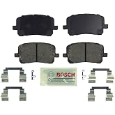 BOSCH BE923H Blue Ceramic Disc Brake Pad Set with Hardware - Front | Compatible with Select Pontiac Vibe; Toyota Corolla, Matrix