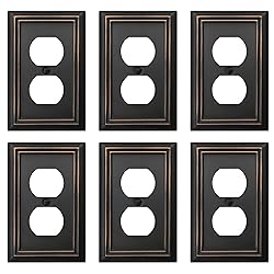 OKAWYC Single Duplex Outlet Light Switch Cover