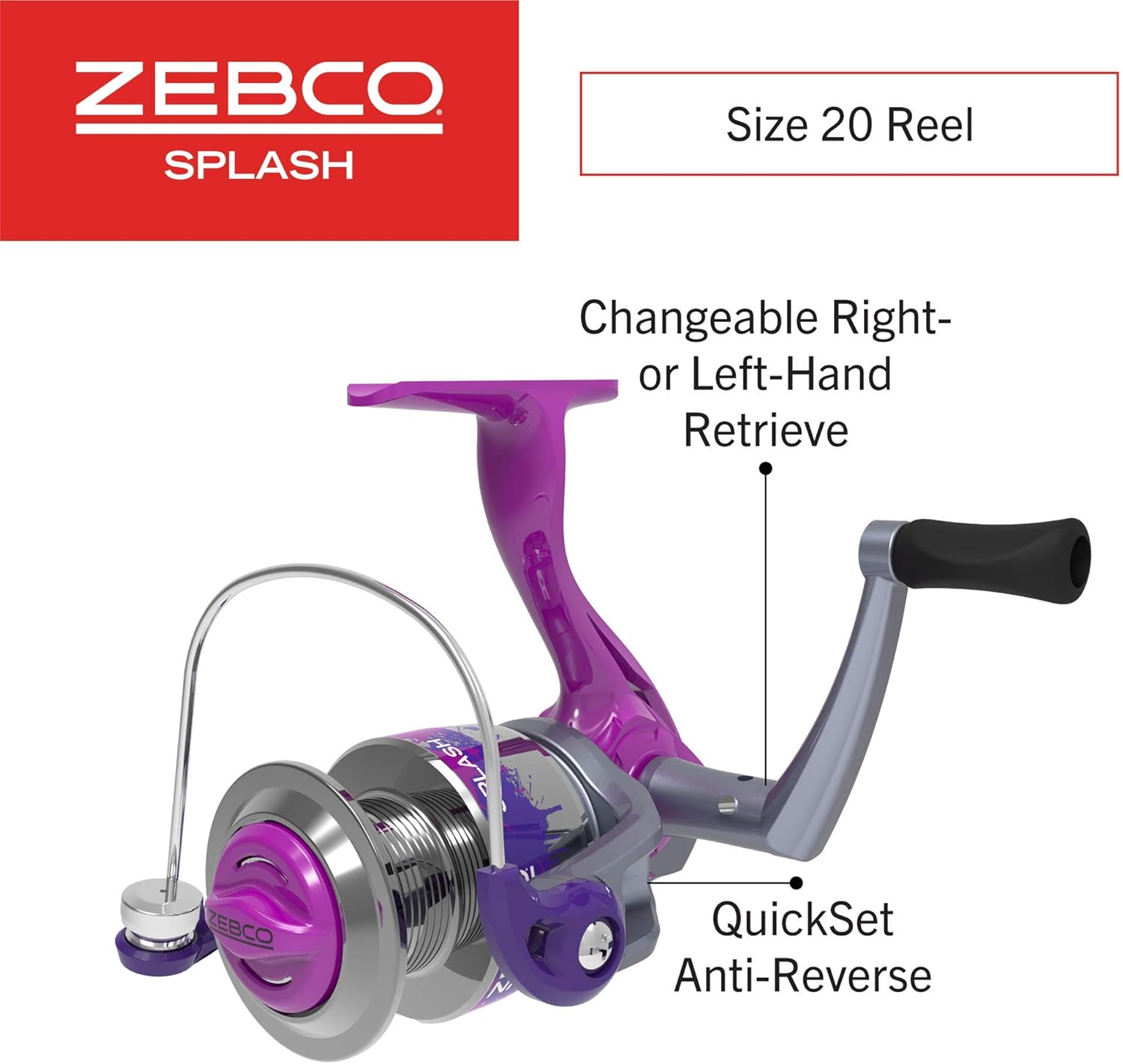 zebco splash reel