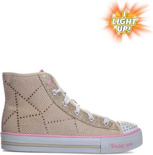 gold light up skechers