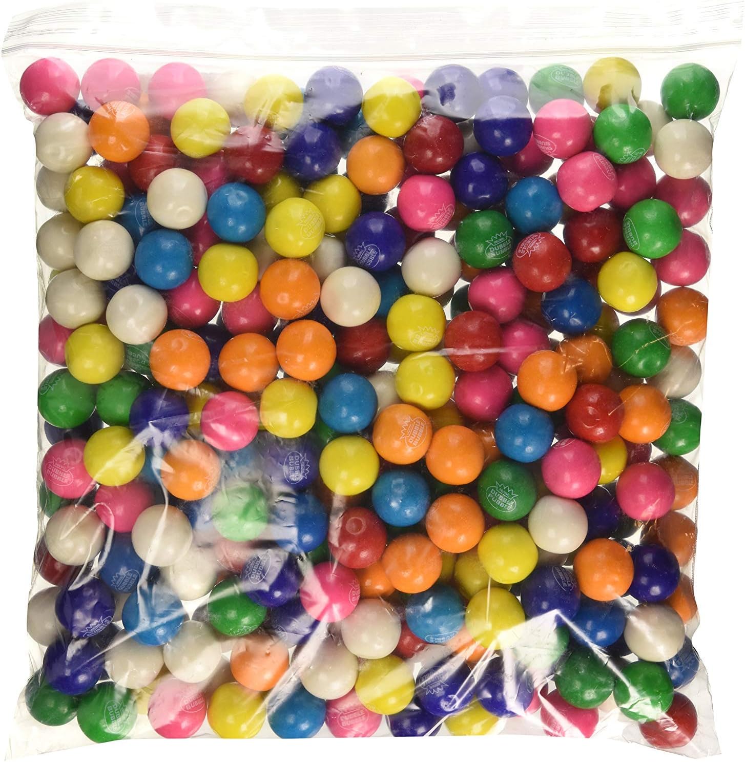 LIMITED EDITION - Dubble Bubble One Inch Gumballs Assorted Flavors 5 Pound Bag