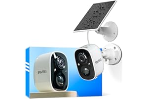 SOVMIKU CG6 Best Solar Security Camera Outdoor,Easy to Setup,2.4GHz Wi-Fi,Color Night Vision,User Friendly,Tech Support,Audib