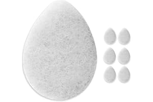 KOL Face Scrubber, Coconut Infused Exfoliating Facial Cleansing Pads, Disposable Exfoliator Face Sponge for Daily Cleaning and Makeup Removal, 6 Count