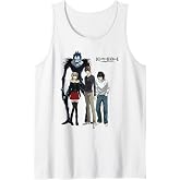 Death Note Main Characters Posing with Logo Anime Tank Top