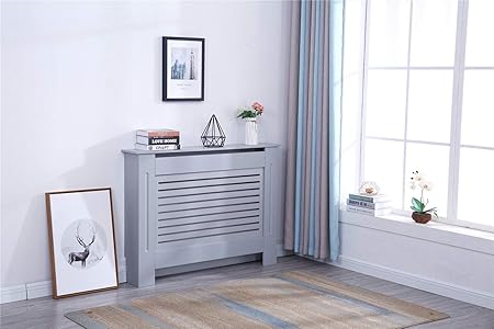 Yakoe Meuble Mural Moderne En Bois Mdf 4 Tailles Gris Petit Modele Amazon Fr Cuisine Maison