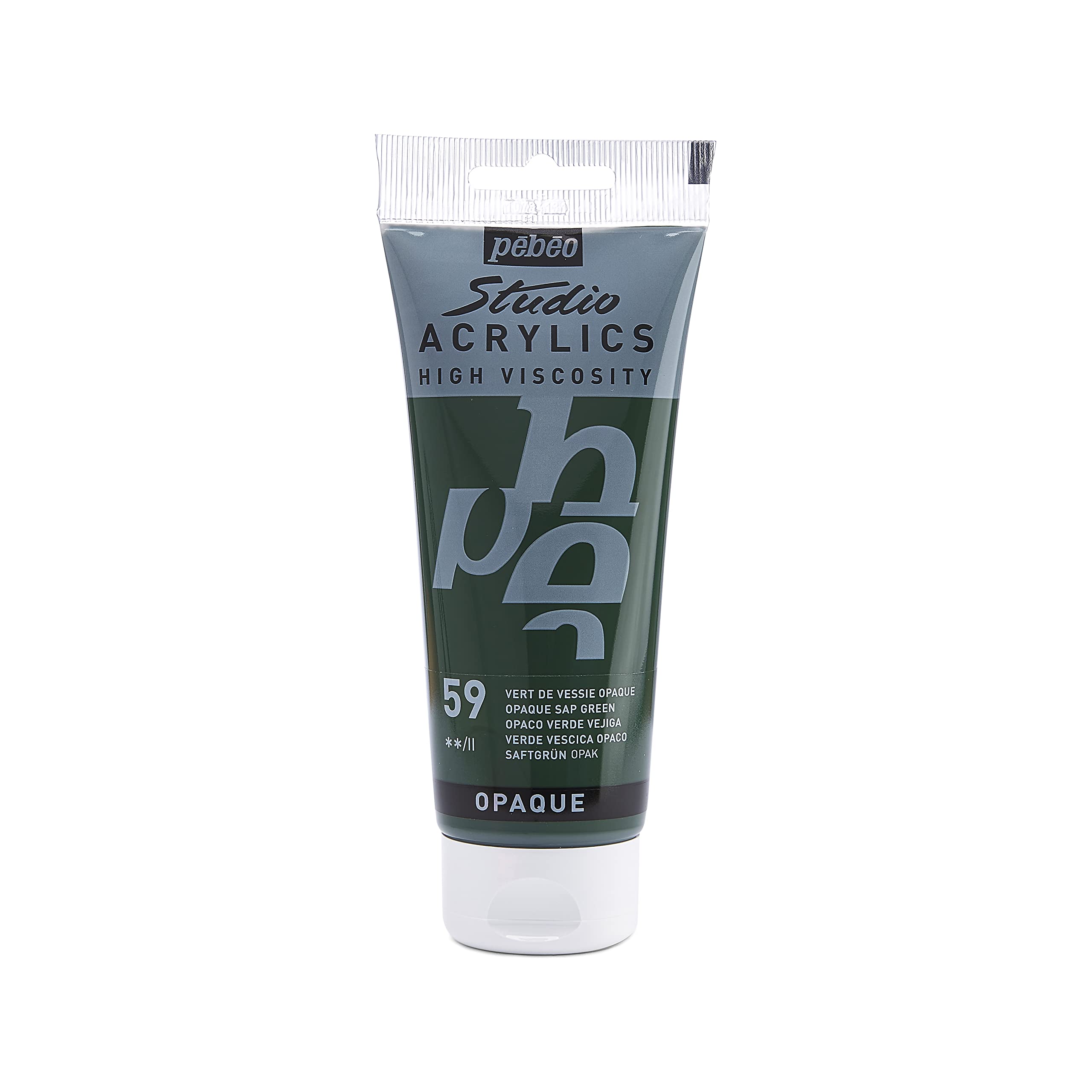 PEBEO 100 ml Studio Acrylic Paint, Sap Green — image 1