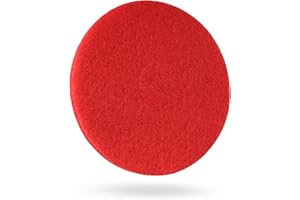 SIALVND Orbiter Pad 437.056 Cleaning Orbiter Pad for Oreck 550MC Orbiter Floor Machine,12" Diameter Commercial Orbiter Floor Brush,red