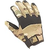 PIG Alpha Full Dexterity Tactical Gloves for Shooting, Touchscreen Compatible, Breathable, 1 Pair