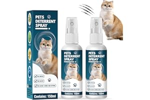 MNQAXZ Cat Deterrent Spray,Cat Spray for Furniture,Bitter Spray for Cats,Pet Behavior Training,Keeps Cats Away,Plant Extracts