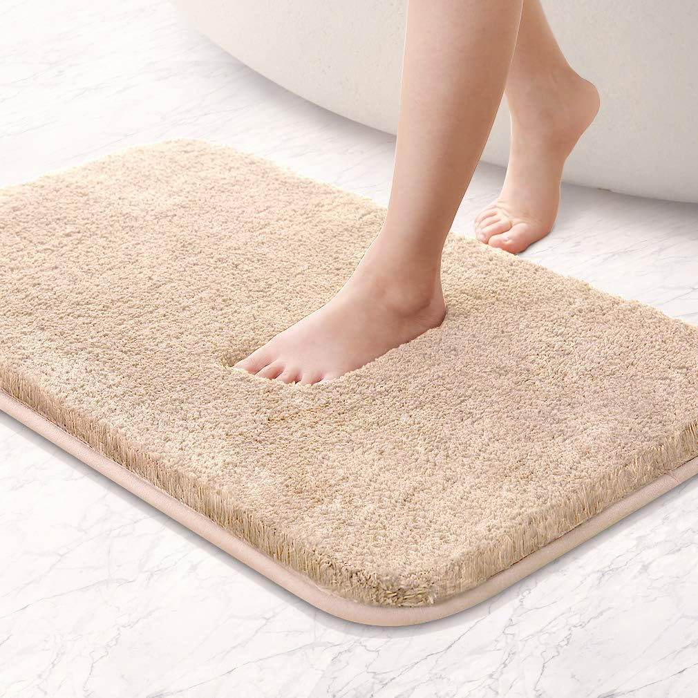VANZAVANZU Non Slip Bath Mat Thickened Bath Rug for Bathroom Absorbent