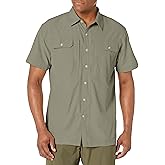 Little Donkey Andy Men's Lightweight Short Sleeve Shirt Quick Dry Stretch Shirt for Hiking Travel, UPF50