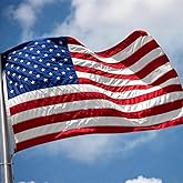 2.5x4 American Flags for Outside-2.5x4ft USA Flag for American Heavy Duty US America Flags Embroidered Stars Sewn Stripes Grommets Outdoor US Flags