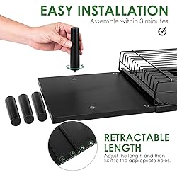 LOTEYIKE Dual Monitor Stand for 2 Monitors, Large