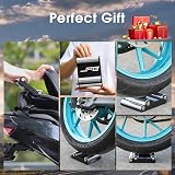 JFG RACING Motorcycle Wheel Roller Stand Heavy Duty, 485 lb, 180 mm Tyre view 5