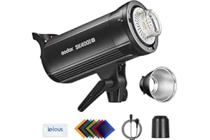 Godox SK400II-V Studio Flash Strobe, Godox SK400IIV 400ws Strobe Light Bowens Mount Monolight 2.4G Wireless X System LED Mode